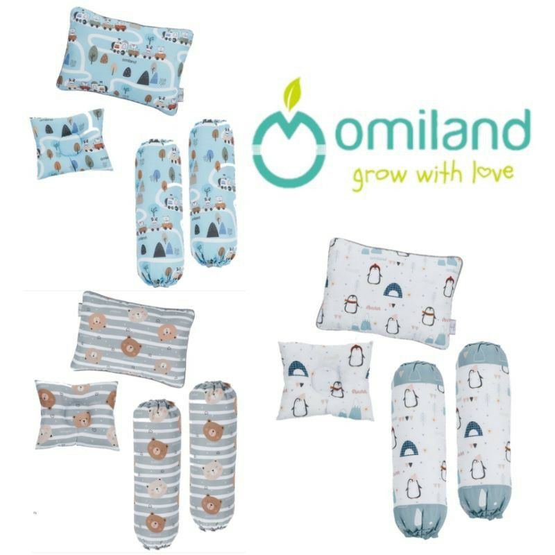 Omiland Bantal Guling Set Peang / Bantal Guling Bayi