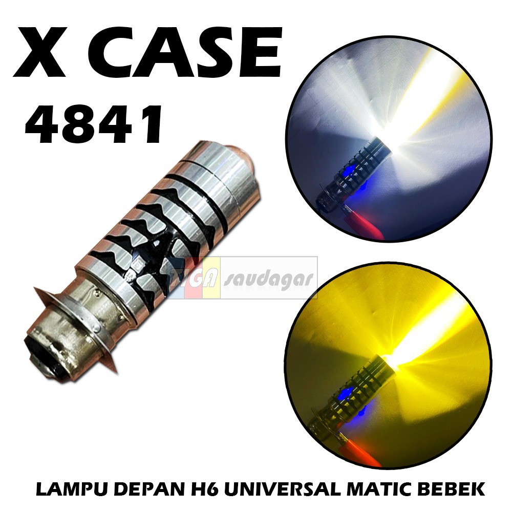 Motorcycle Headlamp Lampu Depan Motor Bebek Matic Universal 2 Mode Tembak