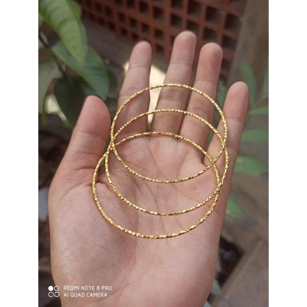 gelang keroncong xuping isi 3pc