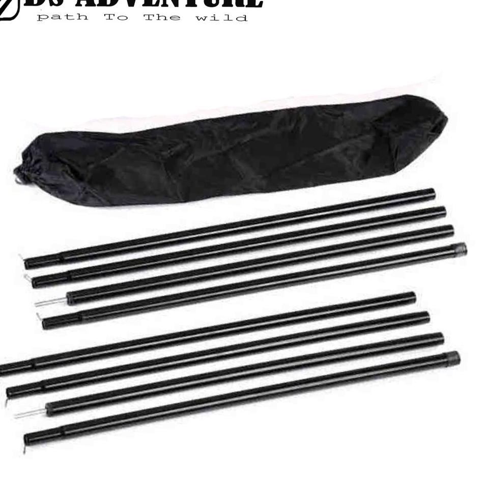 BISA Tiang flysheet Tiang bivak Ds adventure bahan alumunium