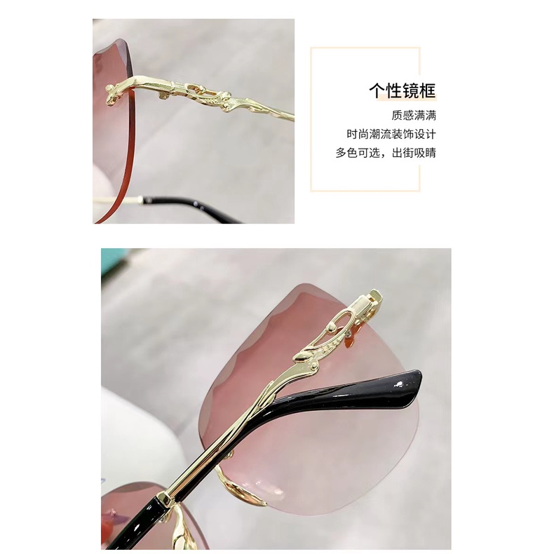 Rowling(ka-265)Sunglasses  Kacamata Hitam Kotak No frame Women Sunglasses Titanium New Arrival Import Kacamata Fashion