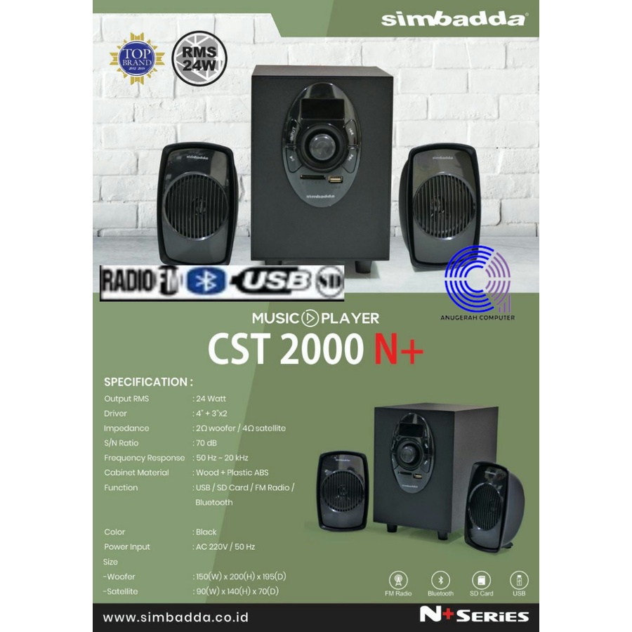 SPEAKER SIMBADDA CST 2000