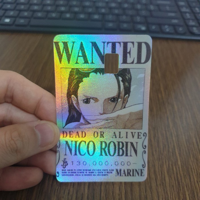 

Sticker Skin ATM Hologram CH0016 - One Piece - Bounty Robin
