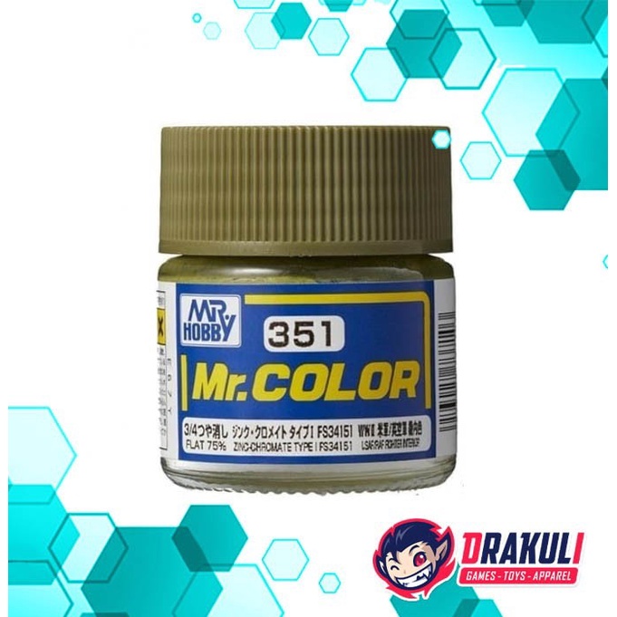 Mr. Hobby Mr. Color Model Kit Paint – Zinc Chromate Type I C351