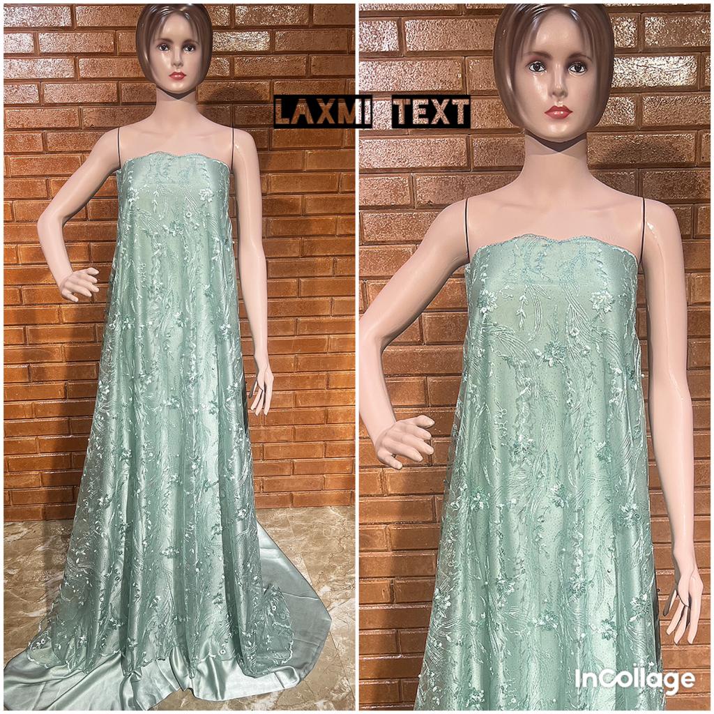 TERMURAH!!! Kain bahan Tulle akar (PROMO)/ bahan kebaya brokat (OB)/( motif random )