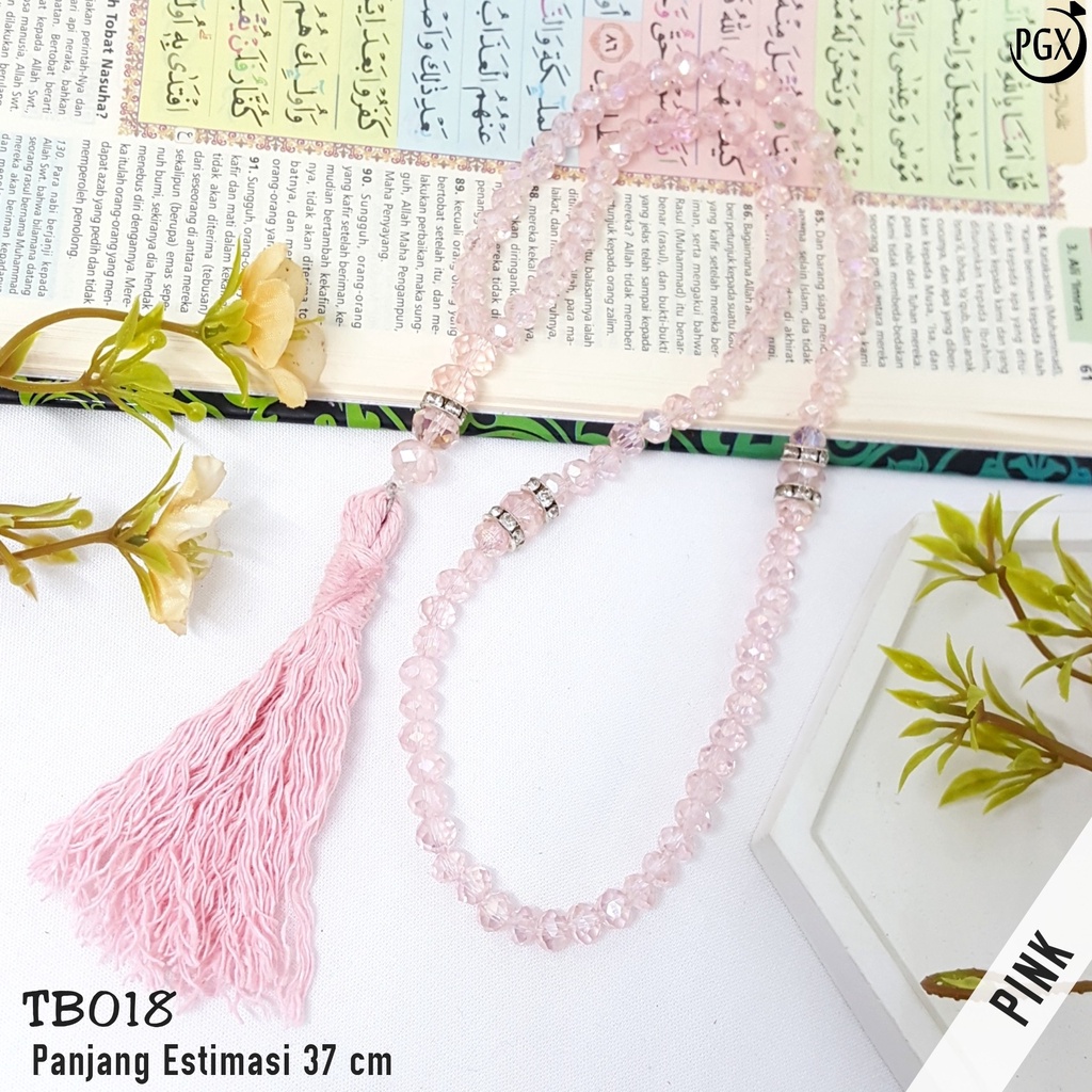 PGX Tasbih Mutiara / Kristal Mewah 99 Butir Fashion Muslim TB018