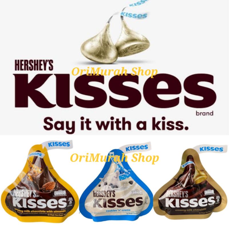 

Hersheys Kisses Milk Chocolate Almonds Cookies N Creme 146 Gr Coklat Hershey Kises Creamy Milk Coklat Almond Cookie And Creme 146 Gram Cokelat Hershey's Kisses Halal 146g