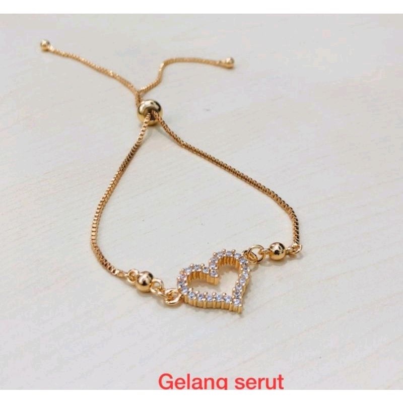 gelang tangan/gelang serut/gelang xuping/gelang wanita