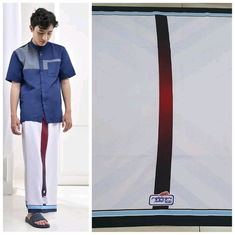 Sarung Rabbani INPAL Palestine Keren Harga Sarung Rabani Hitam Putih motif Palestina