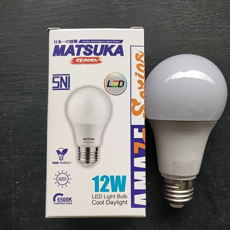 Jual Lampu Led Bohlam Garansi Matsuka Amaze Watt Termurah Garansi Tahun Shopee Indonesia