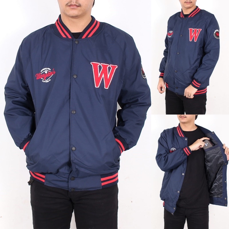 JAKET PARASUT VARSITY BIG LOGO