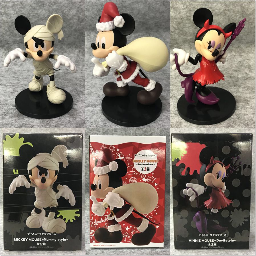 Minnie Devil Mummy Mickey Mouse Mickey Figure Santa Minnie Mickey Kado Natal