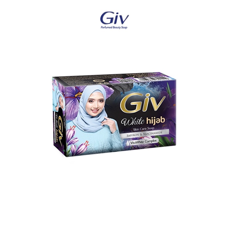 GIV BAR SOAP WHITE HIJAB SAFFRON 76G