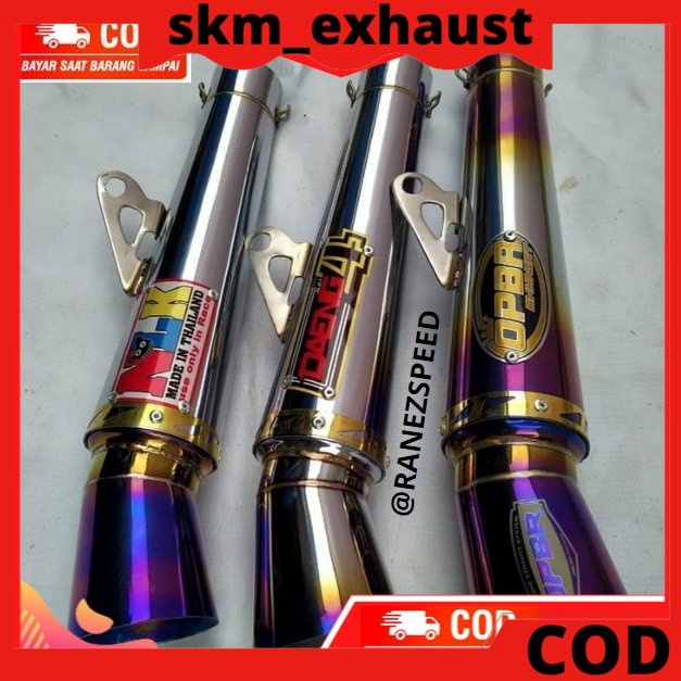 SILINCER KNALPOT RACING EKZOS CONICAL OPBR DAENGSAI4 NLK THAILAND