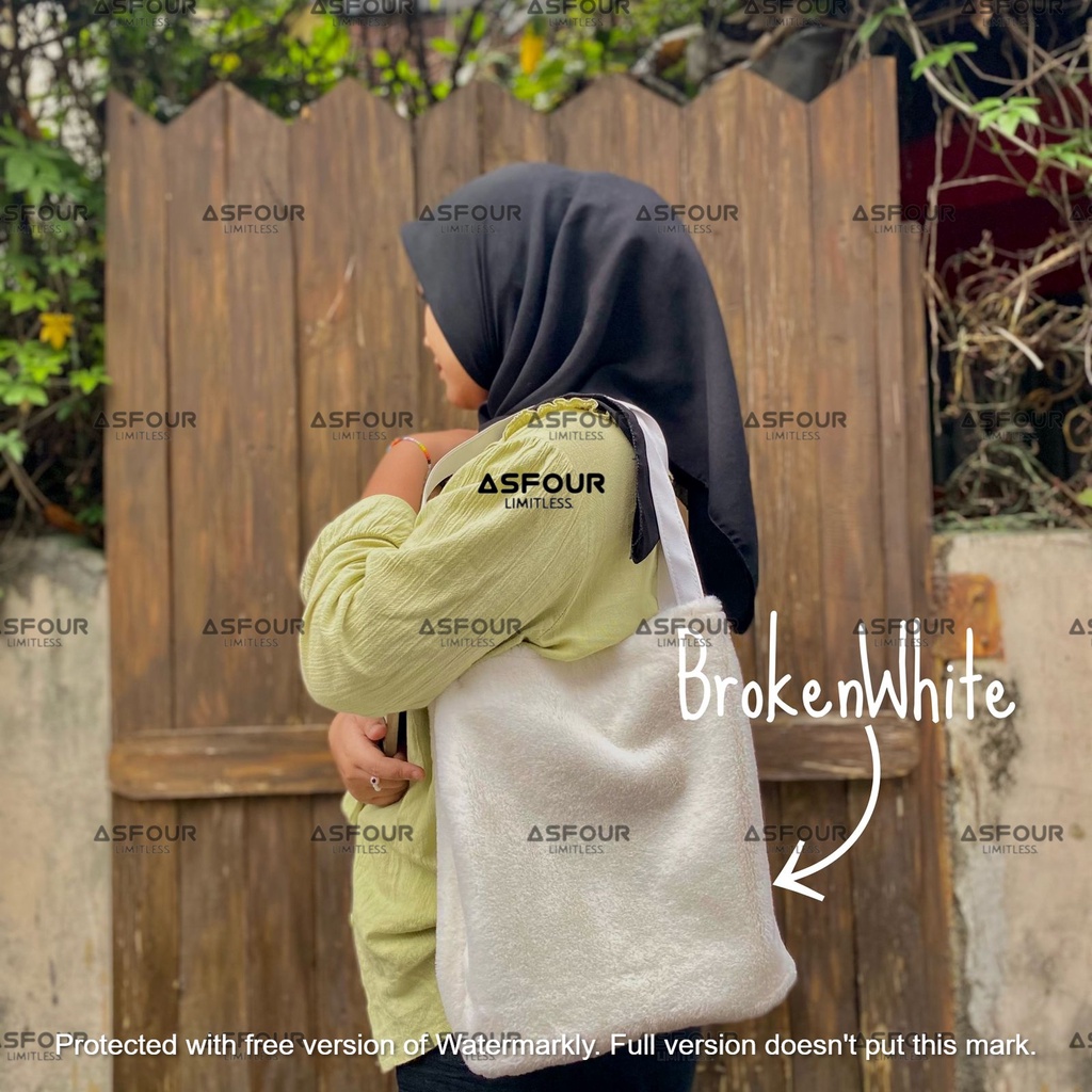 Asfour Limitless - Tas import tas selempang wanita lucu bulu michele TasDoctor DD42B MinMin Slingbag Korea BISA