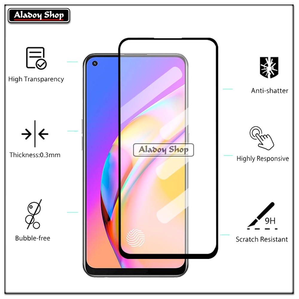 PAKET 2 IN 1 Tempered Glass Layar Oppo A94 5G + Tempered Glass Camera
