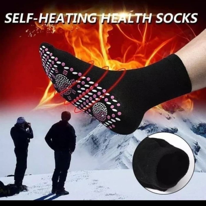 FMFIT Kaos Kaki Magnetik Self Heating Tourmaline Therapy Socks