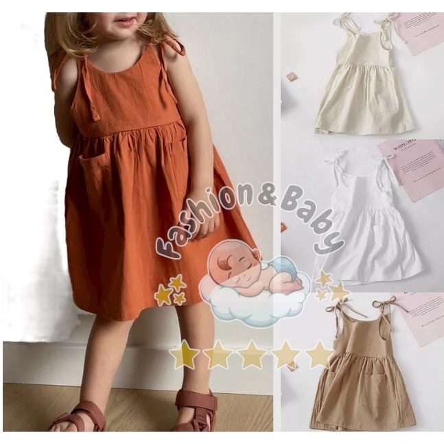 Dress Anak SUSPENDER Premium (0-2th)