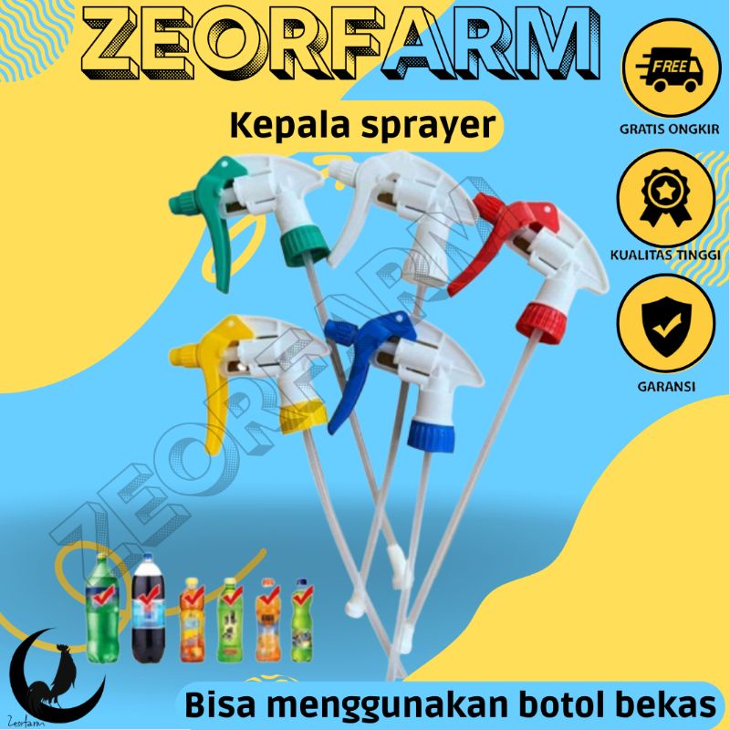 kepala tutup sprayer  triger chemichal resistant jet manual tahan solven dan bahan kimia