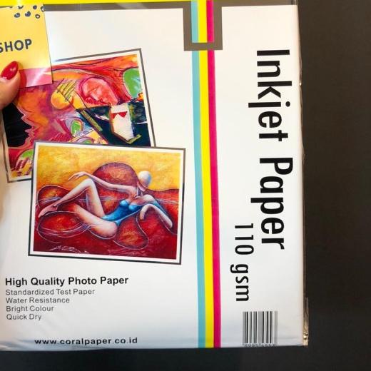 

CORAL INKJET PAPER 110 GSM 100 SHEETS A4
