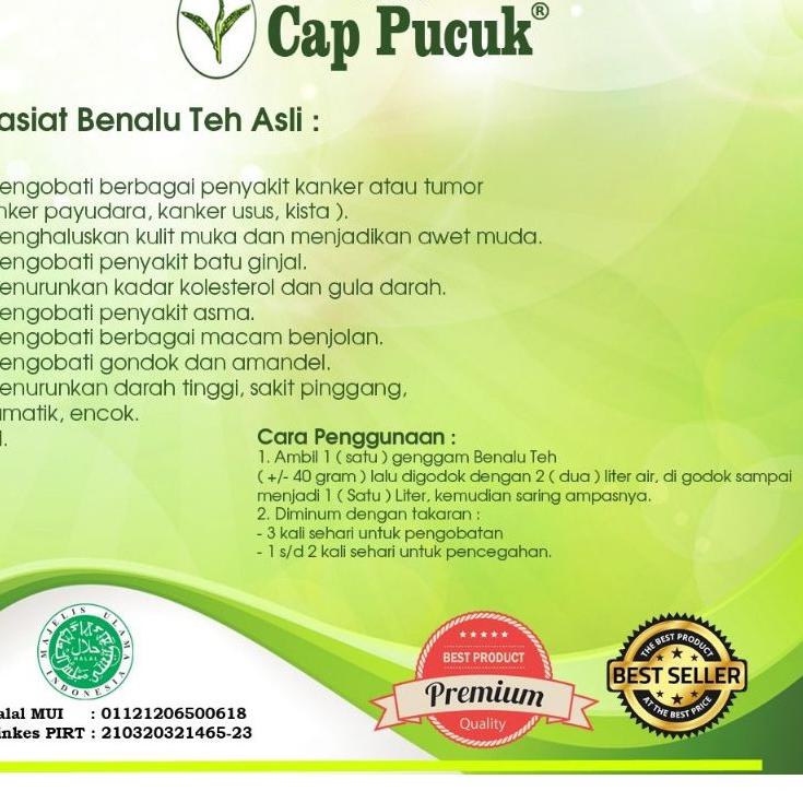 

[KODE PRODUK PKCO83540] BENALU TEH ASLI CAP PUCUK