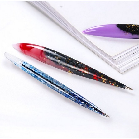 Cetakan Resin Epoksi Uv Pulpen Holder Bahan Silikon Untuk Kerajinan Seni Handmade Ballpoint Pen Bolpoin Casting Mold Penholder Silicone Mold DIY Art Craft Bahan Silicon Silicone Membuat Perhiasan Aksesoris Accessories Prakarya Craft Grosir Prakarya Malang