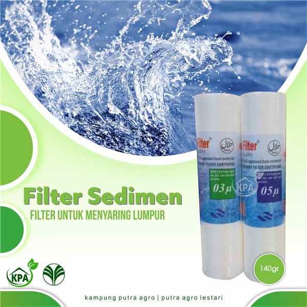 Isi Ulang Filter Saringan Air - CARTRIDGE SEDIMEN FILTER AIR 10 Inch