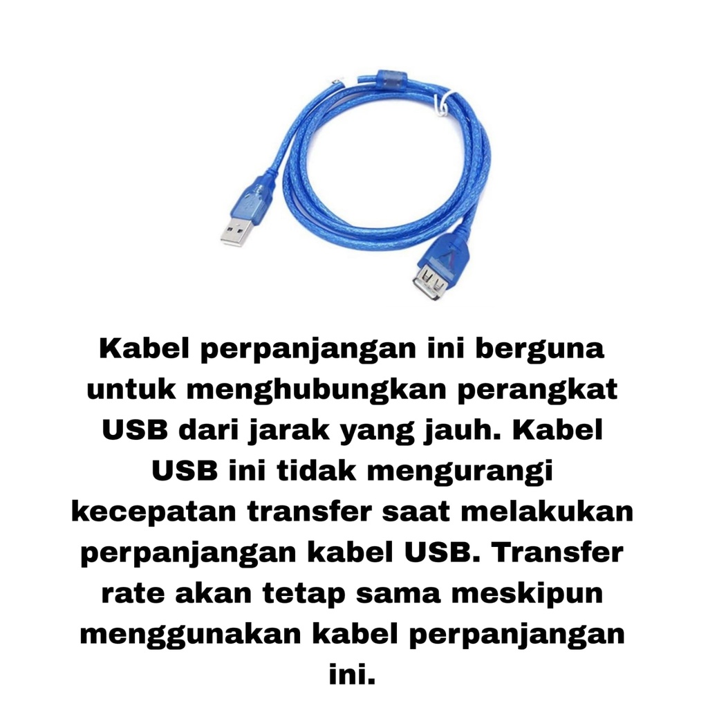 Kabel USB Extension Kabel Perpanjangan