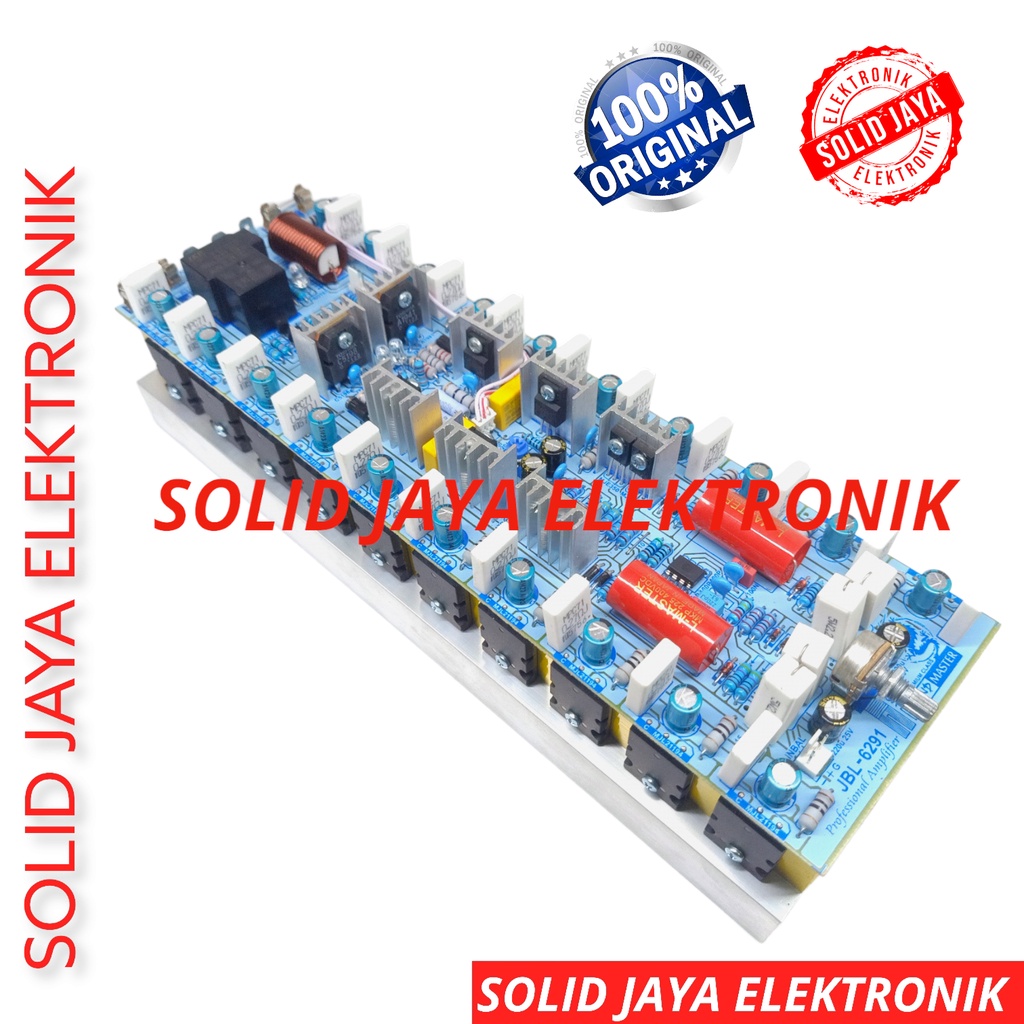 KIT POWER AMPLIFIER JBL6291 1500W 2000W MONO PLUS TR FINAL TOSHIBA 2SA1943 2SC5200 / MJL MJL21193 MJL21194 ASLI ORI ORIGINAL JAPAN JBL6291 JBL- 6291 PROTECTOR SPEAKER  INPUT BALANCE AMPLI 2SA 1943 2SC 5200 A1943 C5200 / MJL 21193 21194 AUDIO LEGEND MASTER