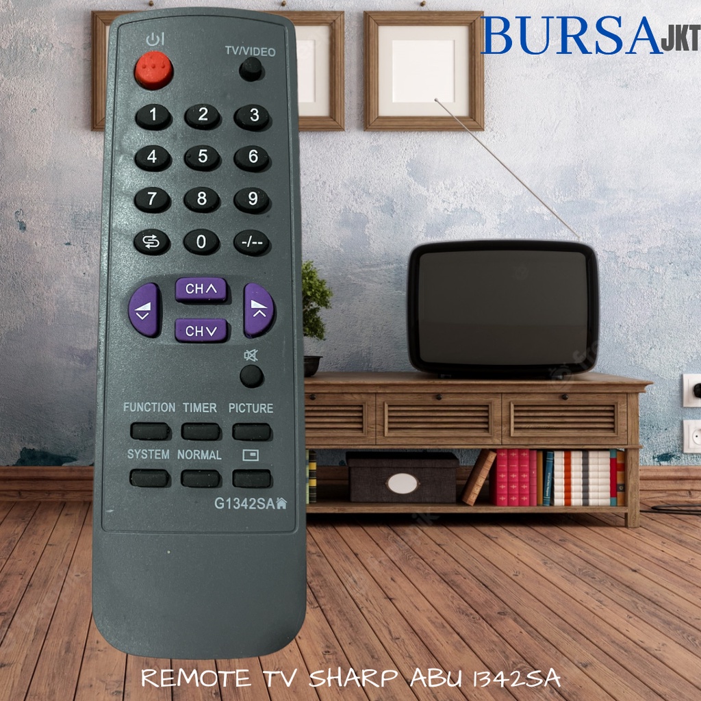 REMOTE SHARP TV TABUNG ABU NON MULTI G1342SA