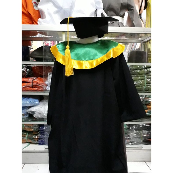topi & baju toga anak
