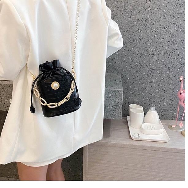 LADIESBAG - TAS SERUT SLINGBAG SELEMPANG TABUNG WANITA RANTAI HANDBAG CEWEK IMPORT FASHION LB - 268