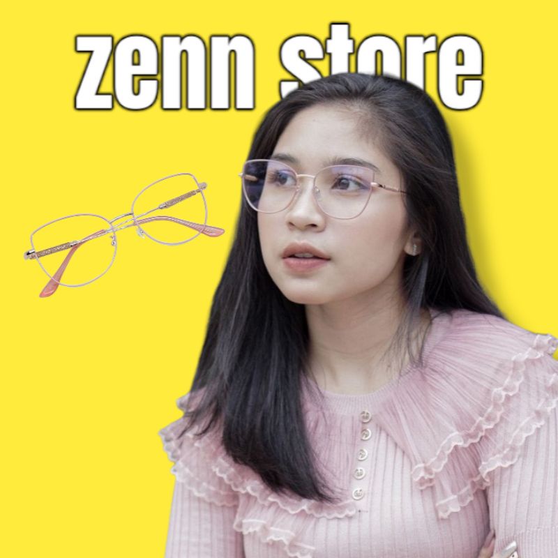 Frame Kacamata Minus Cat Eye LELITA Size 54-17-145 ORGJS