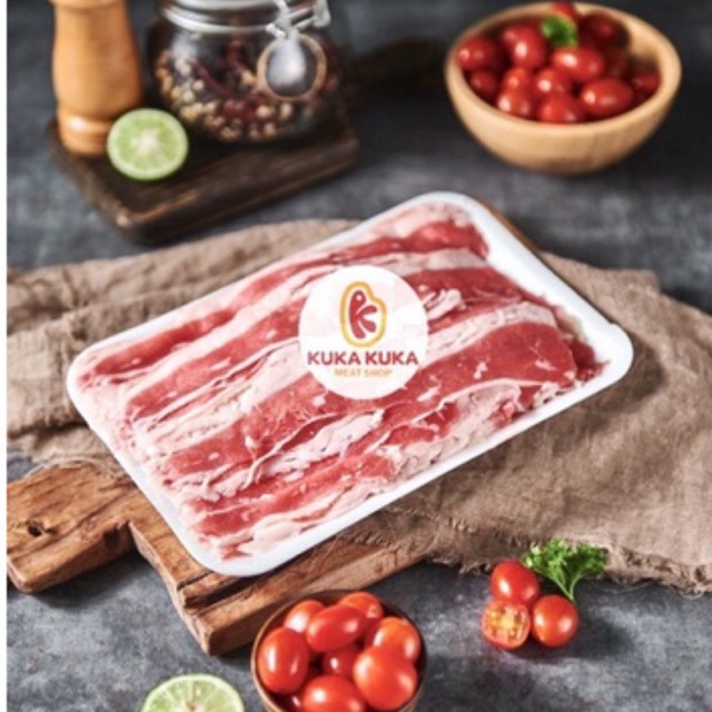 AUS Shortplate Beef Slice Premium FRESH CUT! Daging Sapi