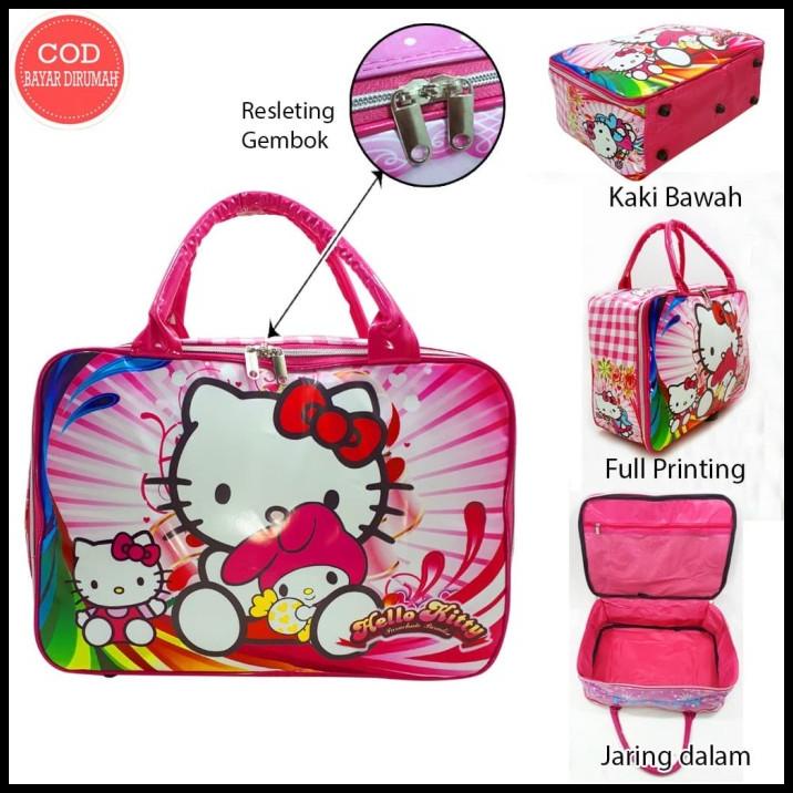 Travelbag Karakter Anak Cewek Anti Air Tas Koper Anak Tas Pakaian Anak