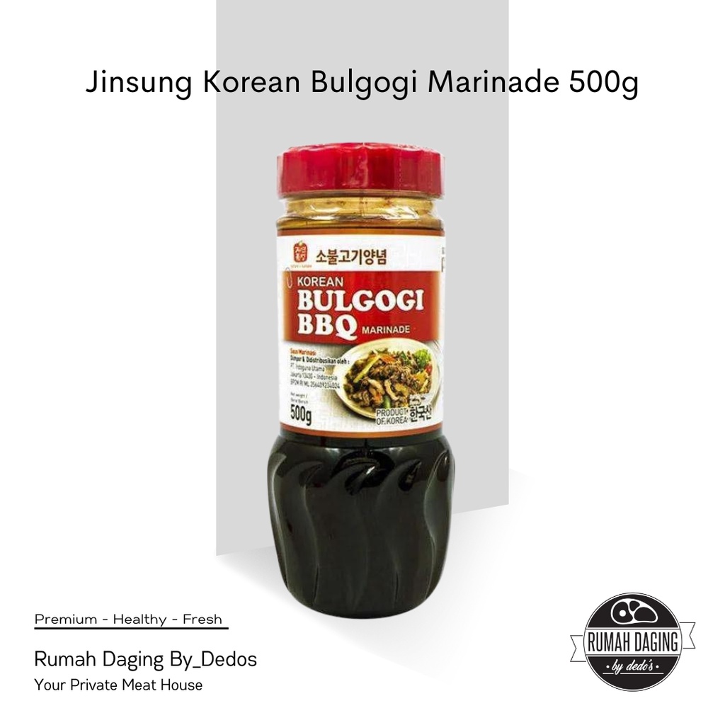 

JINSUNG KOREAN BULGOGI MARINADE 500g | BUMBU DAGING