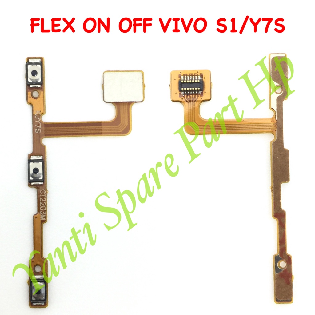 Flexible On Off Vivo S1 Y7S Asia Original Terlaris New