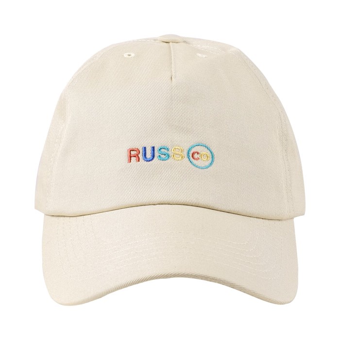 Topi Pria Russ Cap Rainbow Cream(S8V4) Topi Baseball Pria Original 100% Topi Pria Baseball Topi Snap
