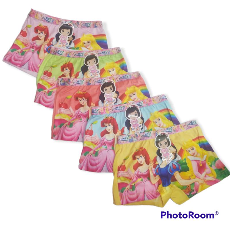 [Isi 3pc] GIRLS GAGAMI IMPORT-CD BOXER ANAK motif MY LITTLE PONY