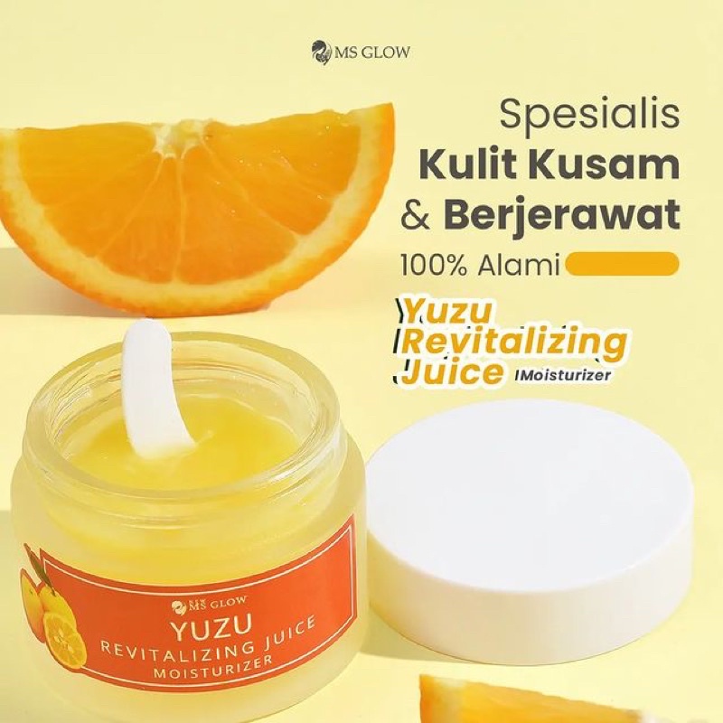 Yuzu Revitalizing Juice Moisturizer MS GLOW Terbaru