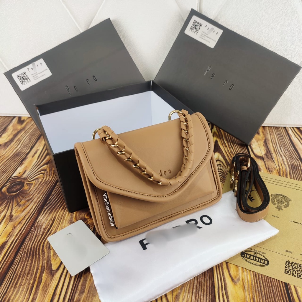 TAS PEDRO LYLA CHAIN KODE S9369 FREE BOX + FAKEBILL - NAGITABAGS KALENSHOP KODE 9074