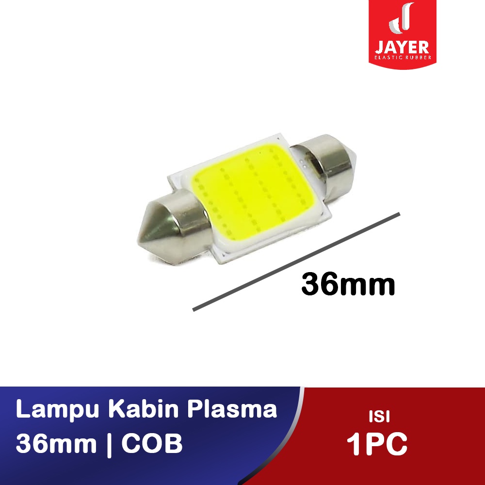 Lampu Kabin Mobil 36mm COB / Lampu plasma Kabin Mobil