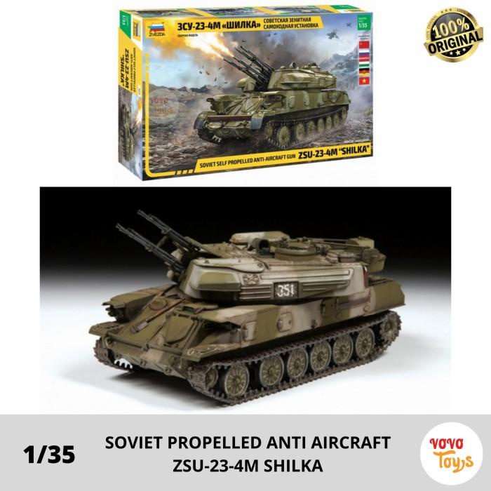 Model Kits Military Tank Soviet Anti Aircraft ZSU-23-4M Shilka Zvezda