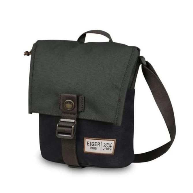 Eiger1989 WANDERER POUCH 91-4654 TAS SELEMPANG - TAS PRIA - TAS SAMPING - Hitam