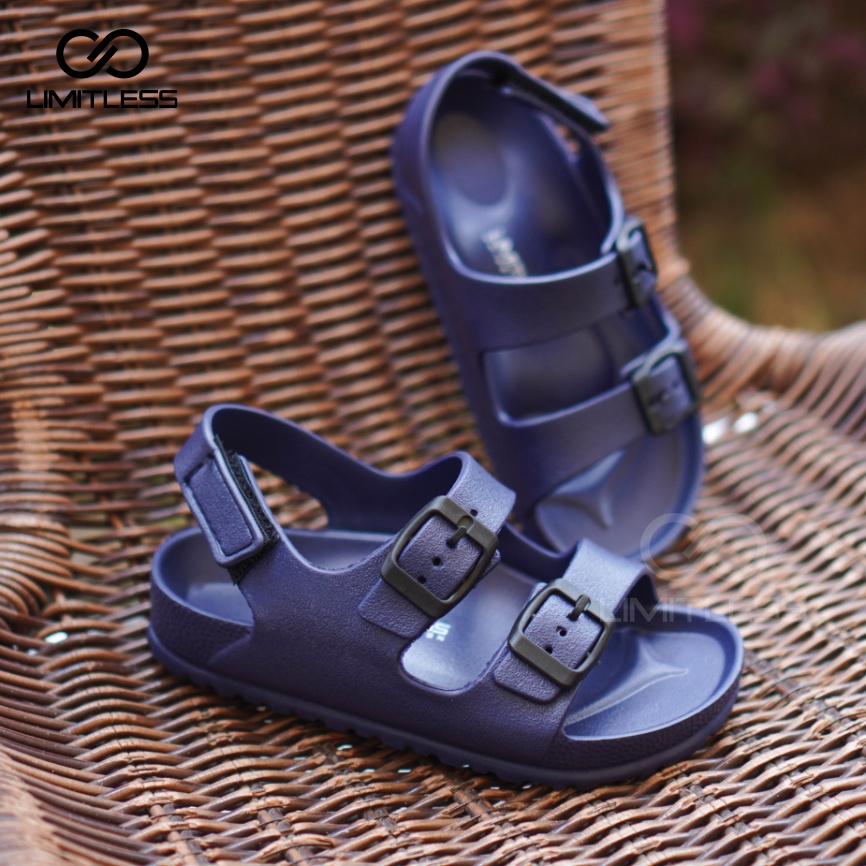 Sandal Gunung Anak Slip On Elastis Sepatu Sendal Anak Perempuan Unisex Sandal Tali Anak Cowok Cewek Jelly Empuk