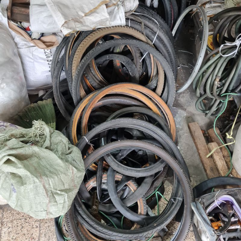 Ban Luar Sepeda Bmx Mini MTB Gunung Lipat Universal Bekas Rusak Jadul