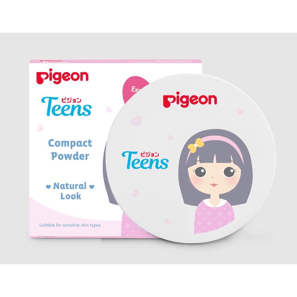 Willsen Pigeon Teens Compact Powder / Bedak Padat Remaja