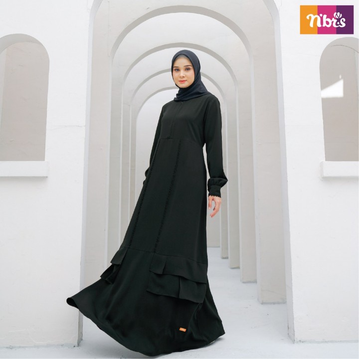 GAMIS NIBRAS PROMO ORIGINAL HITAM PUTIH NB B94