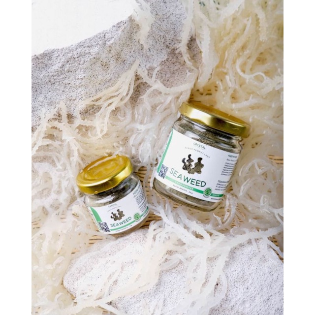

Crystal of The Sea - (40GR) BPOM Certified Seaweed Food Powder / Bubuk Rumput Laut / Kaldu MP-Asi