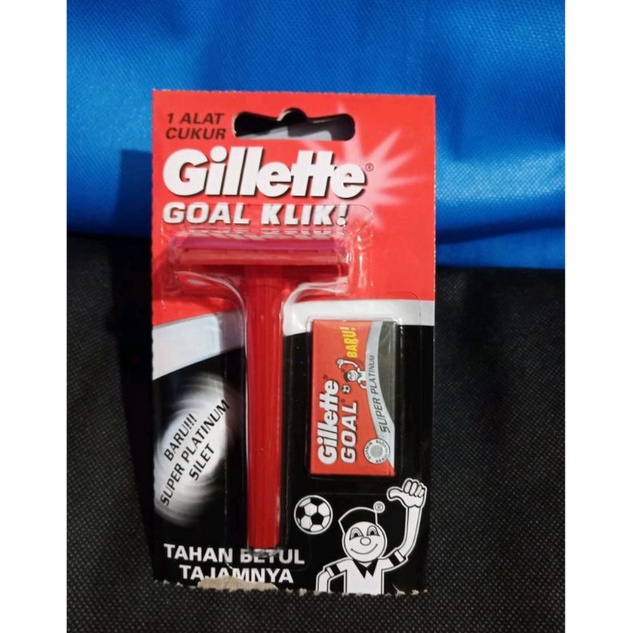 Alat cukur kumis isi ulang/Gillette goal klik 1 picis